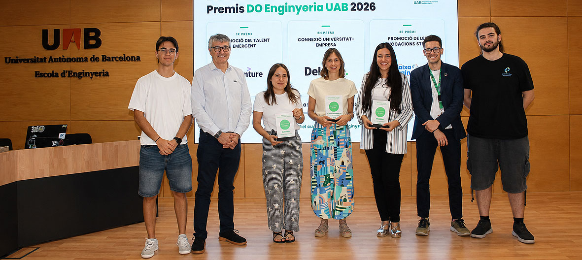 L’Escola d’Enginyeria UAB reconoce a Accenture, Deloitte y Caixa Enginyers por su apuesta por el talento joven y la conexión universidad-empresa