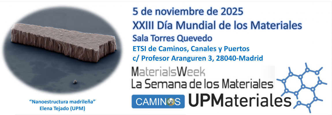 MaterialsWeek 2025: XXIII Día Mundial de los Materiales (UPM)