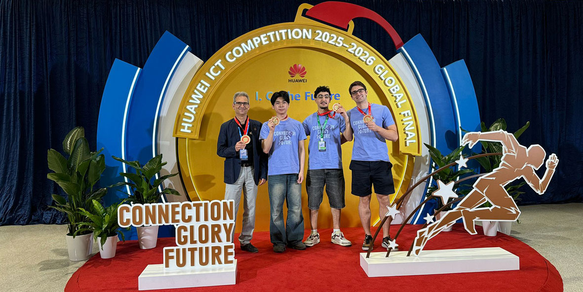 Estudiantes de la Escuela de Ingeniería de la UAB logra la tercera posición mundial en la Huawei ICT Competition