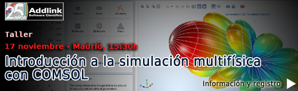 Madrid - Taller: Introduccionn a la simulacion multifisica con COMSOL